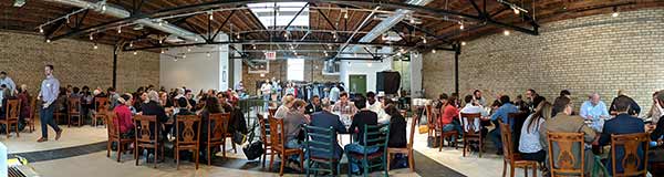 pano of networking event